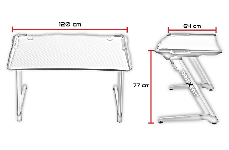 Bureau gaming ORAXEAT GT140 - Bureau pas cher sur