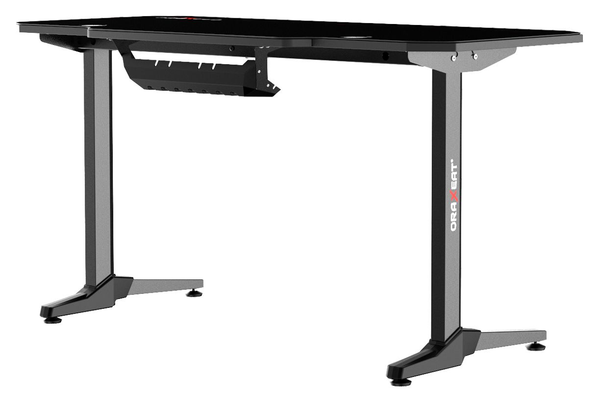 Bureau Gamer grande taille  Table de jeu ORAXEAT GT140 Noir